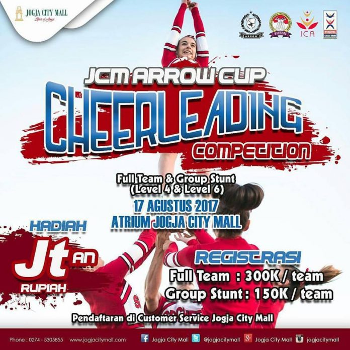 Event Arrow Cup Cheerleading Competition-Jogja City Mall (17 Agustus 2017)